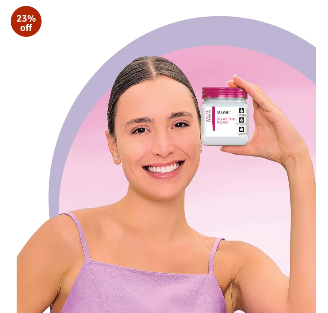 Dr.Rashel WHITE SKIN FACE PACK For Skin Whitening, Skin Lightening, Dark Spot, Reduce Pigmentation (380 ml)