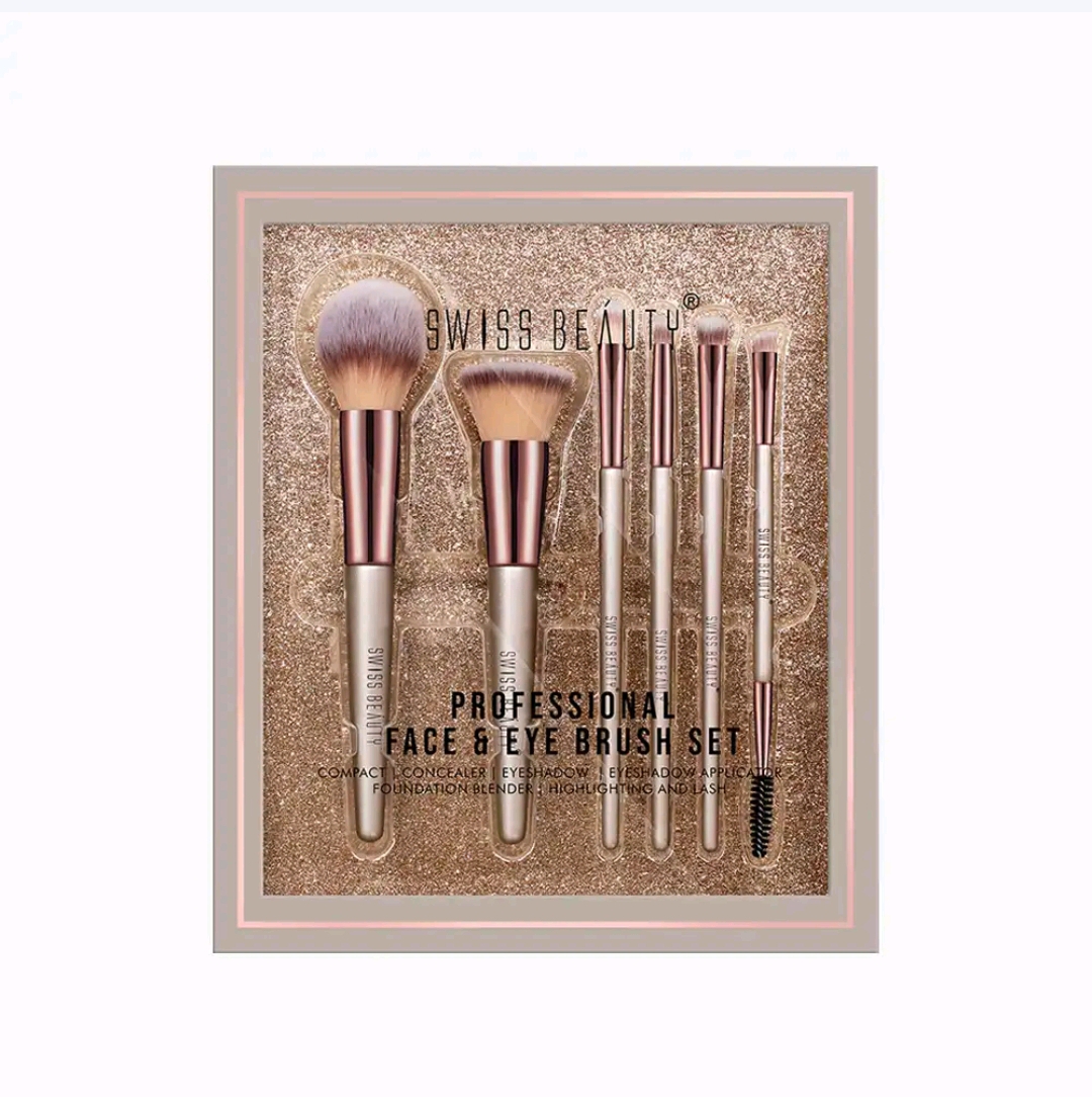 Swiss beauty professional face & eye makeup set