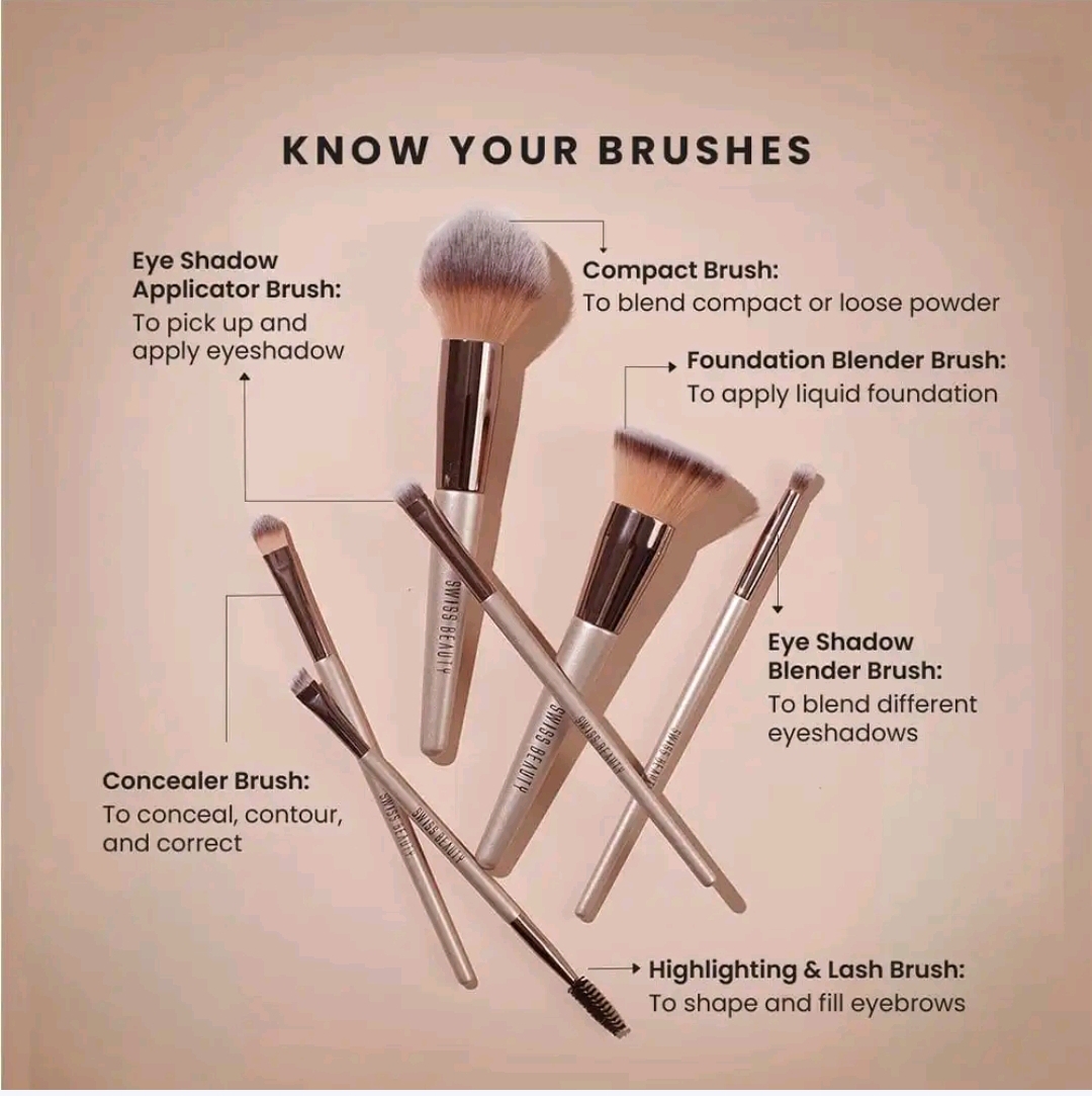 Swiss beauty professional face & eye makeup set