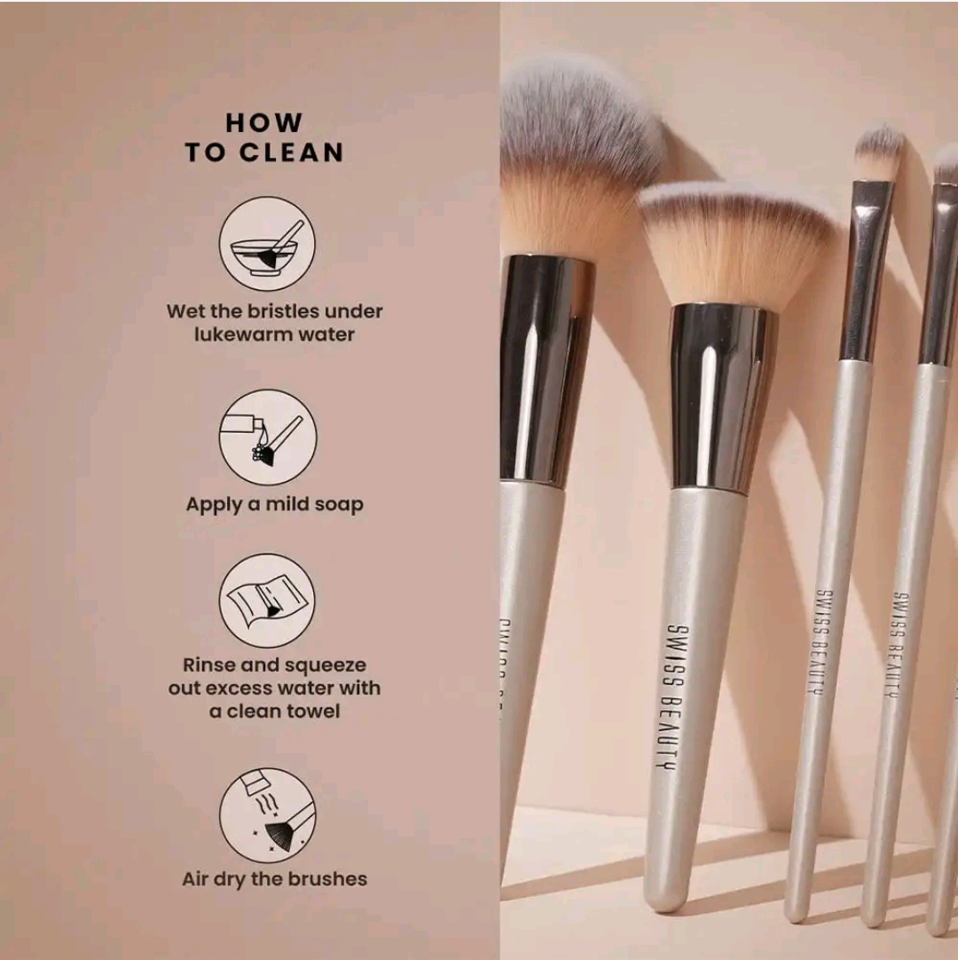 Swiss beauty professional face & eye makeup set