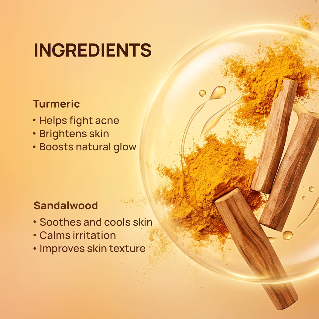 Vicco Turmeric Skin Cream | With Turmeric & Sandalwood Oil for Glowing Skin I Acne Control & Natural Glow I Trusted Ayurvedic Care for Long-Lasting Healthy Skin |