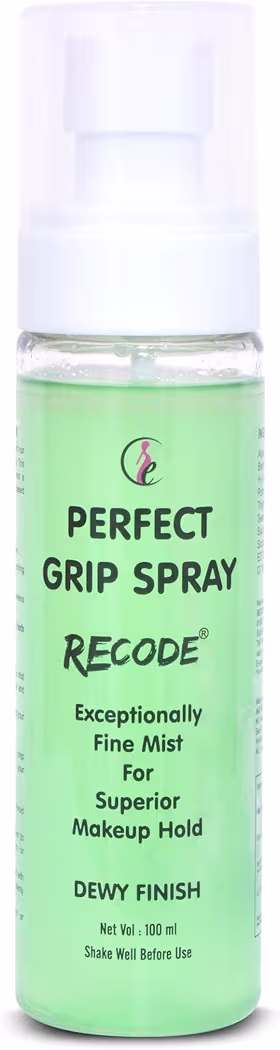 Recode Perfect Grip Spray Makeup Fixer 100 Ml|Dewy Finish|Vitamin E Enriched|Long Lasting|Keeps Makeup Intact|Hydrates, Soothes & Refreshes Skin