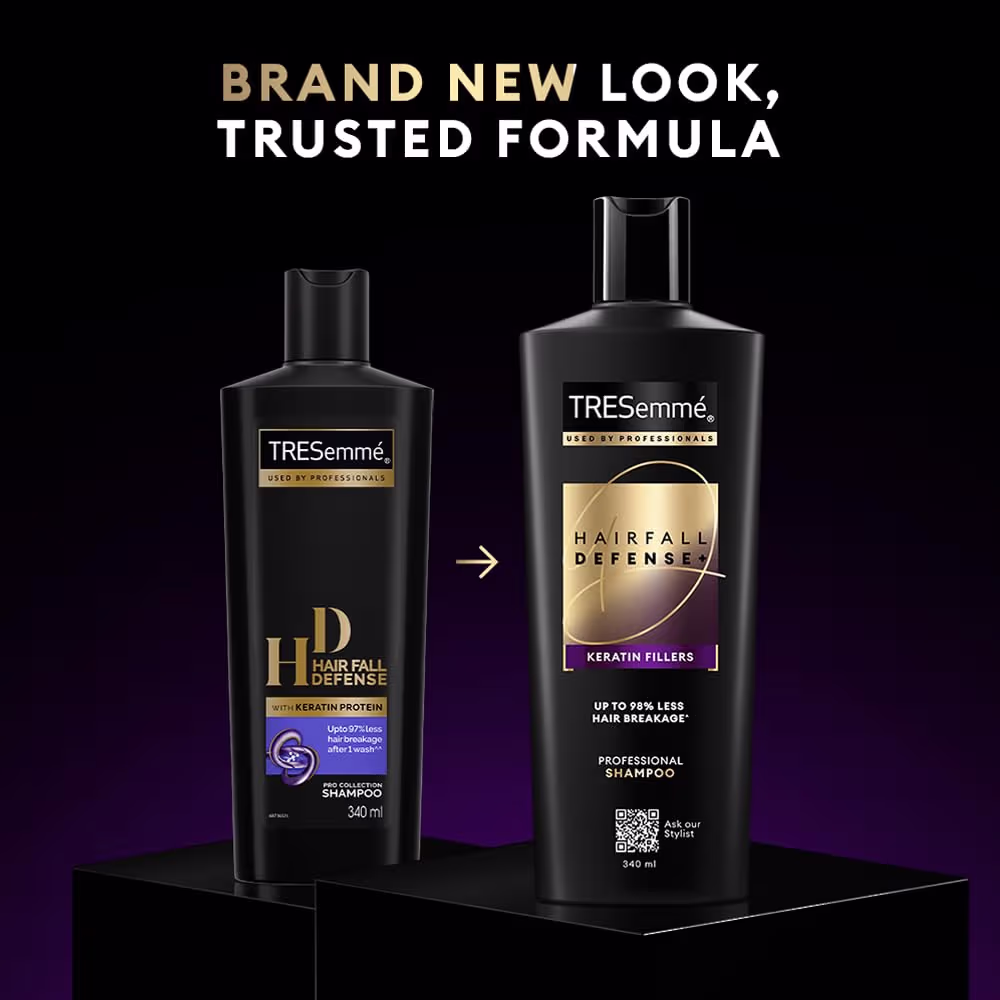 Tresemme Hair Fall Defence Shampoo|| For Strong Hair|| With Keratin Protein|| Prevent Hair Fall due to Breakage|| 500 ml