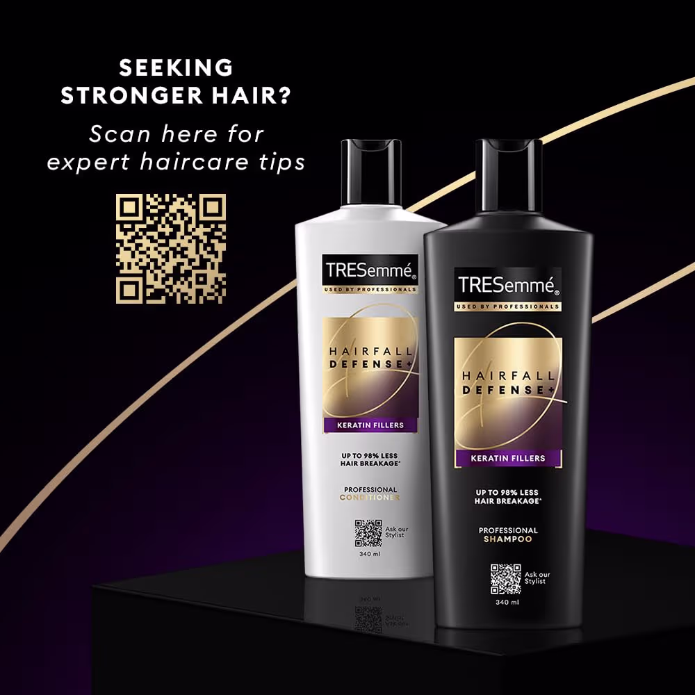 Tresemme Hair Fall Defence Shampoo|| For Strong Hair|| With Keratin Protein|| Prevent Hair Fall due to Breakage|| 500 ml
