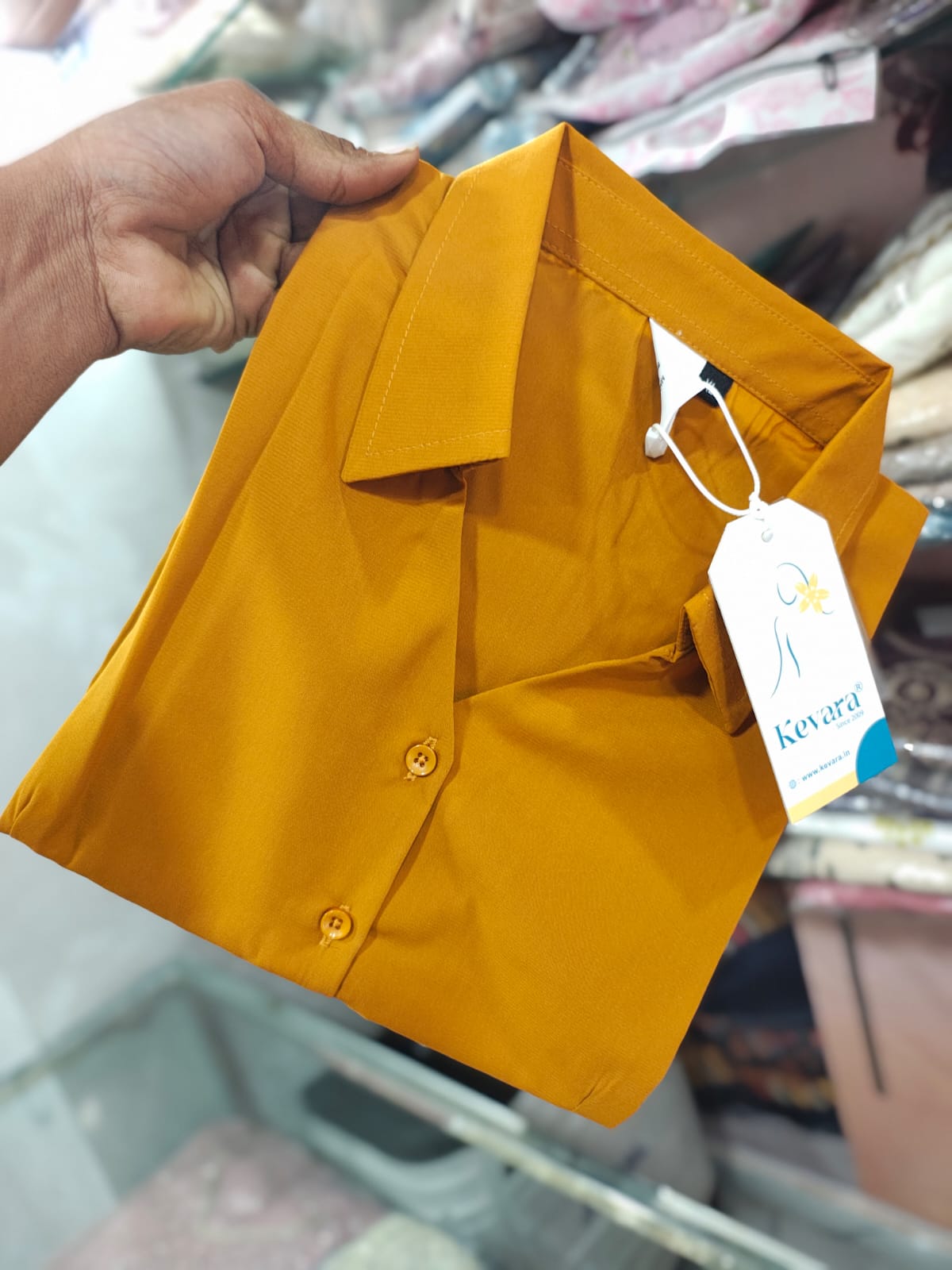 Kevara Stylish Plain Shirt for Women & Girls