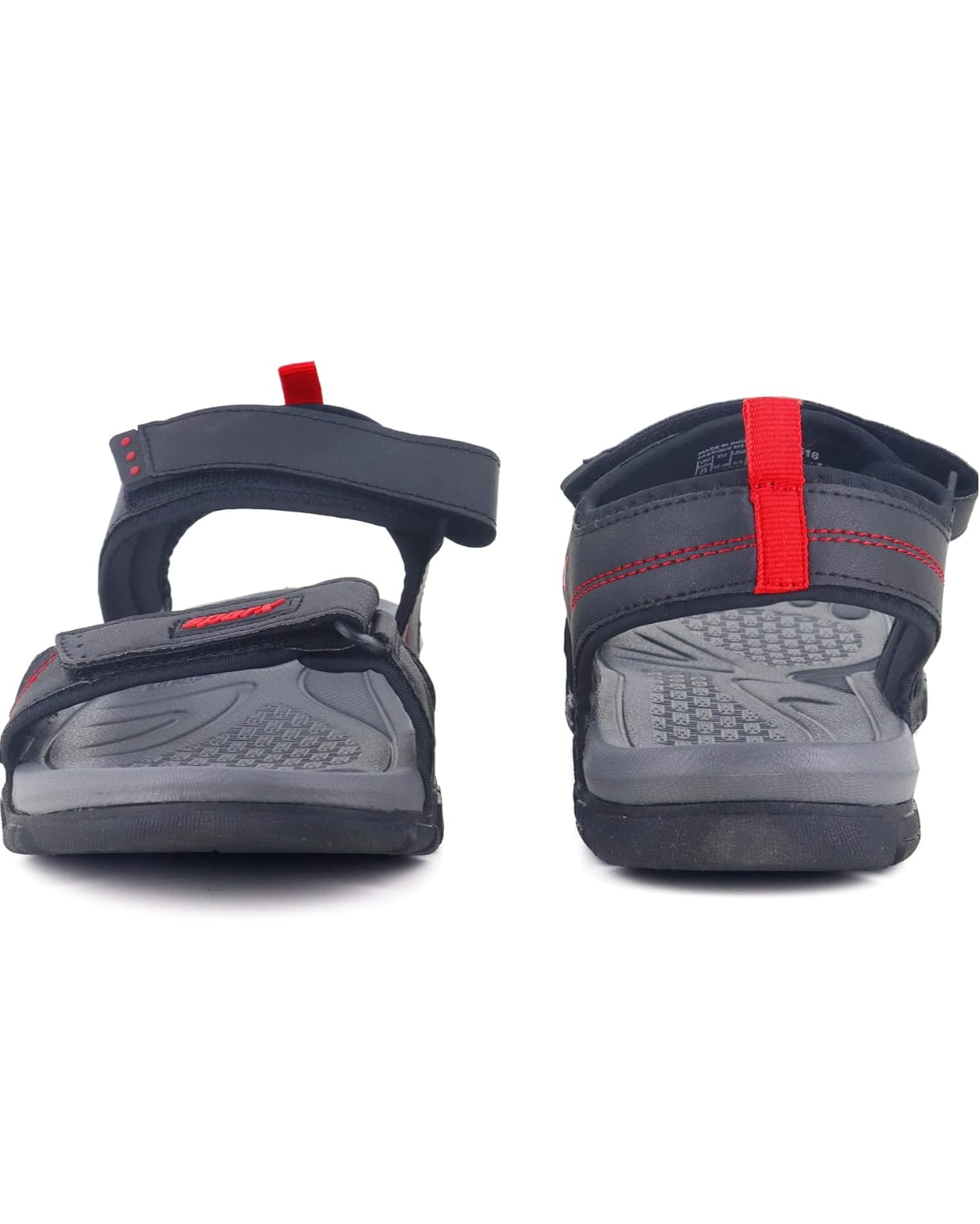 Sparx Men's Black & Red Comfortable Sports Floater Sandals