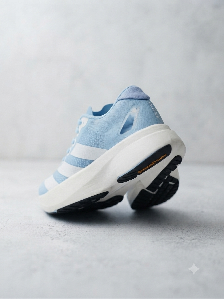 Adidas Adizero Adios Pro 3 (Light Blue/White) - Professional Running Shoe