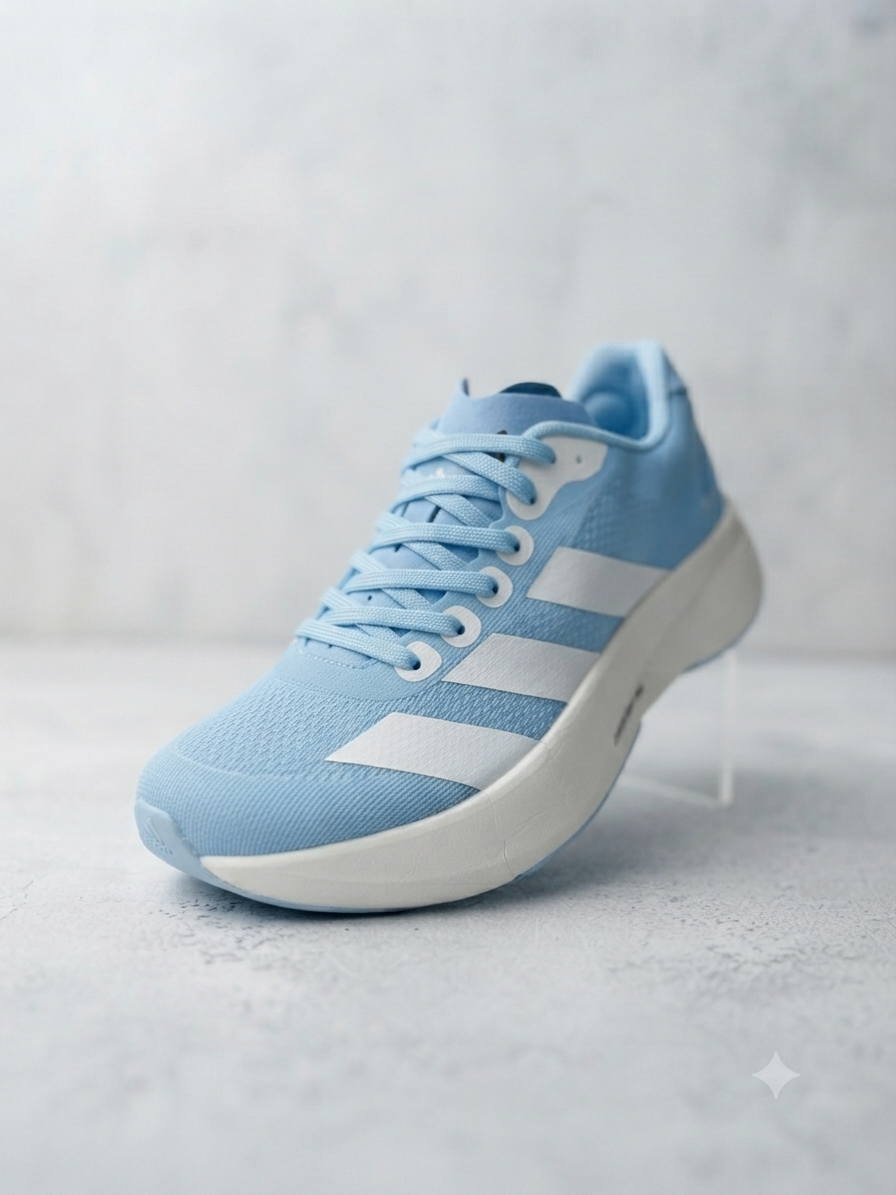 Adidas Adizero Adios Pro 3 (Light Blue/White) - Professional Running Shoe