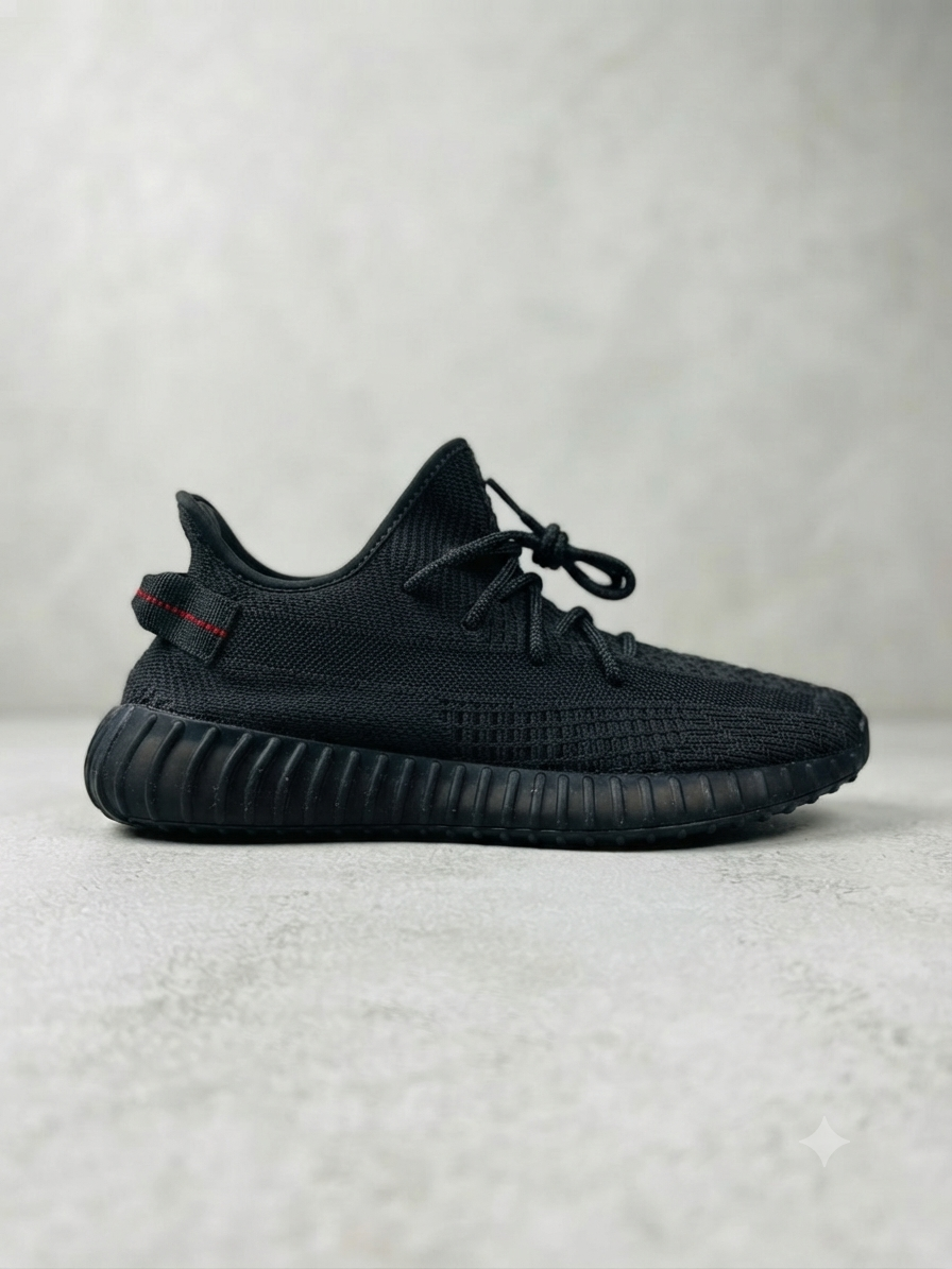 Premium All-Black Knit Sneaker - Ultra-Comfort & Style (Unisex)