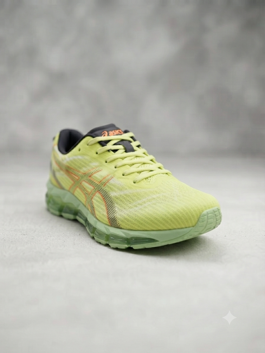 Asics Gel-Quantum 360 Kinito - Neon Yellow/Lime Green (Performance Running Shoe)