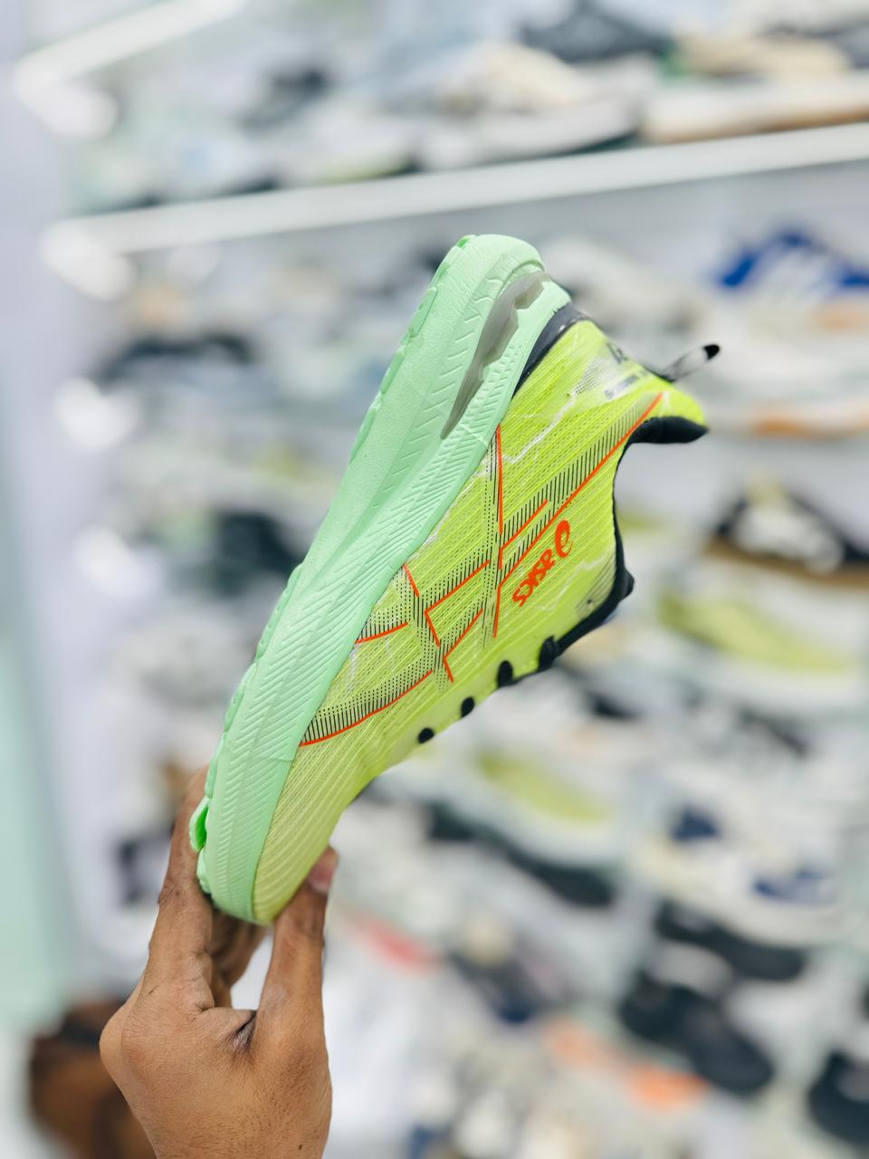 Asics Gel-Quantum 360 Kinito - Neon Yellow/Lime Green (Performance Running Shoe)