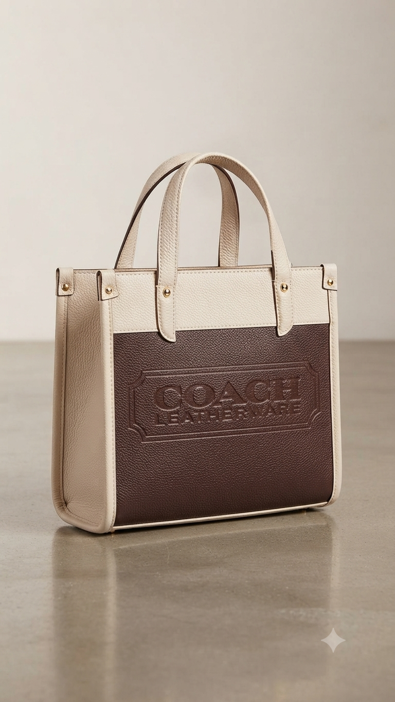 Coach Field Tote 30 with Leatherware Embossing