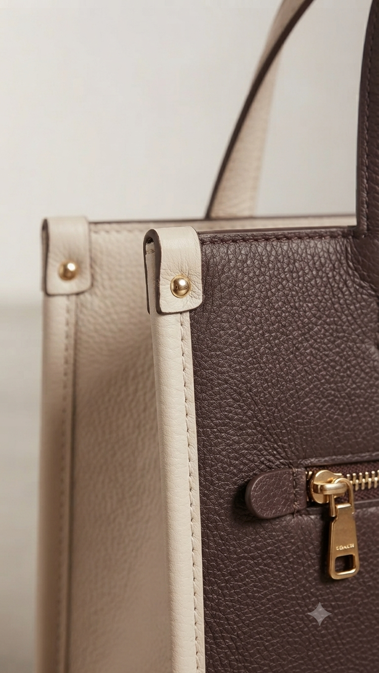 Coach Field Tote 30 with Leatherware Embossing