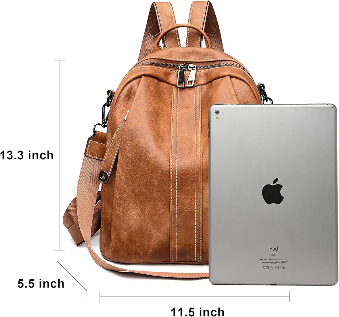Women Trending Backpack Purse for Women Convertible Shoulder Bag Medium Laptop Backpack