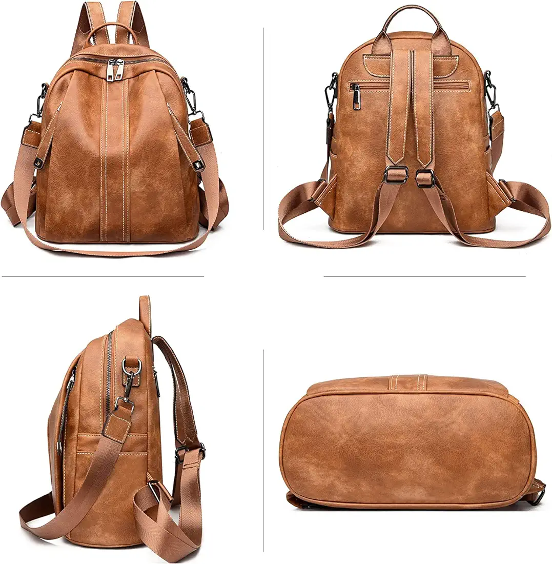 Women Trending Backpack Purse for Women Convertible Shoulder Bag Medium Laptop Backpack
