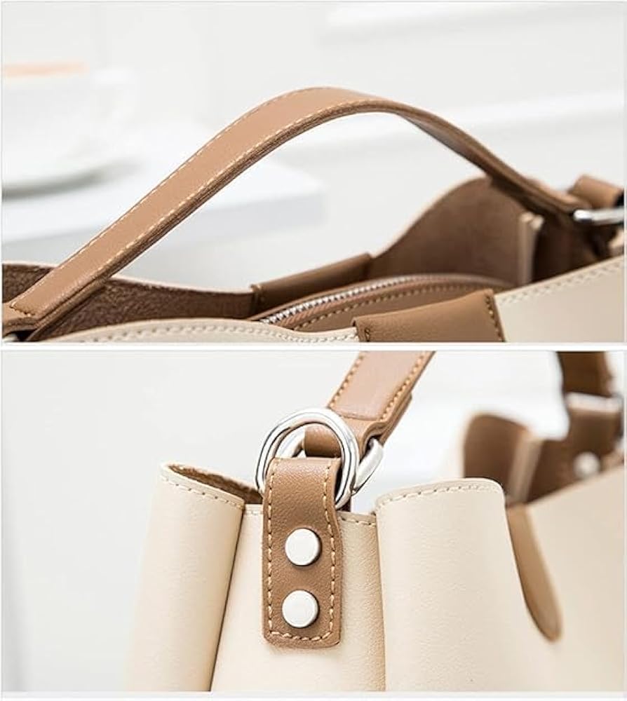 Women’s Shoulder Handbag with Adjustable Sling Strap, PU Leather Tote Purse for Office, Shopping, Travel & Casual Carry