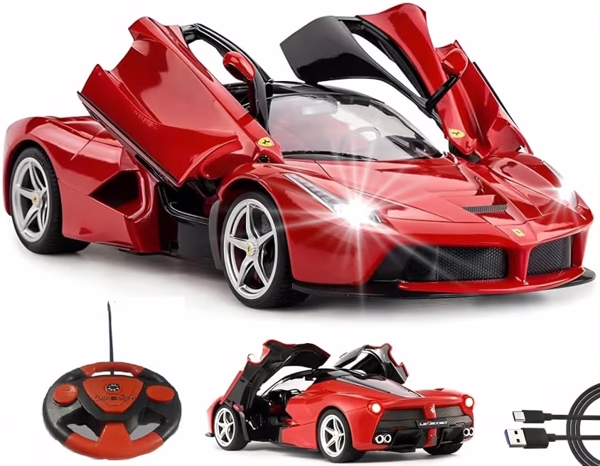Red ferrari RC racing car