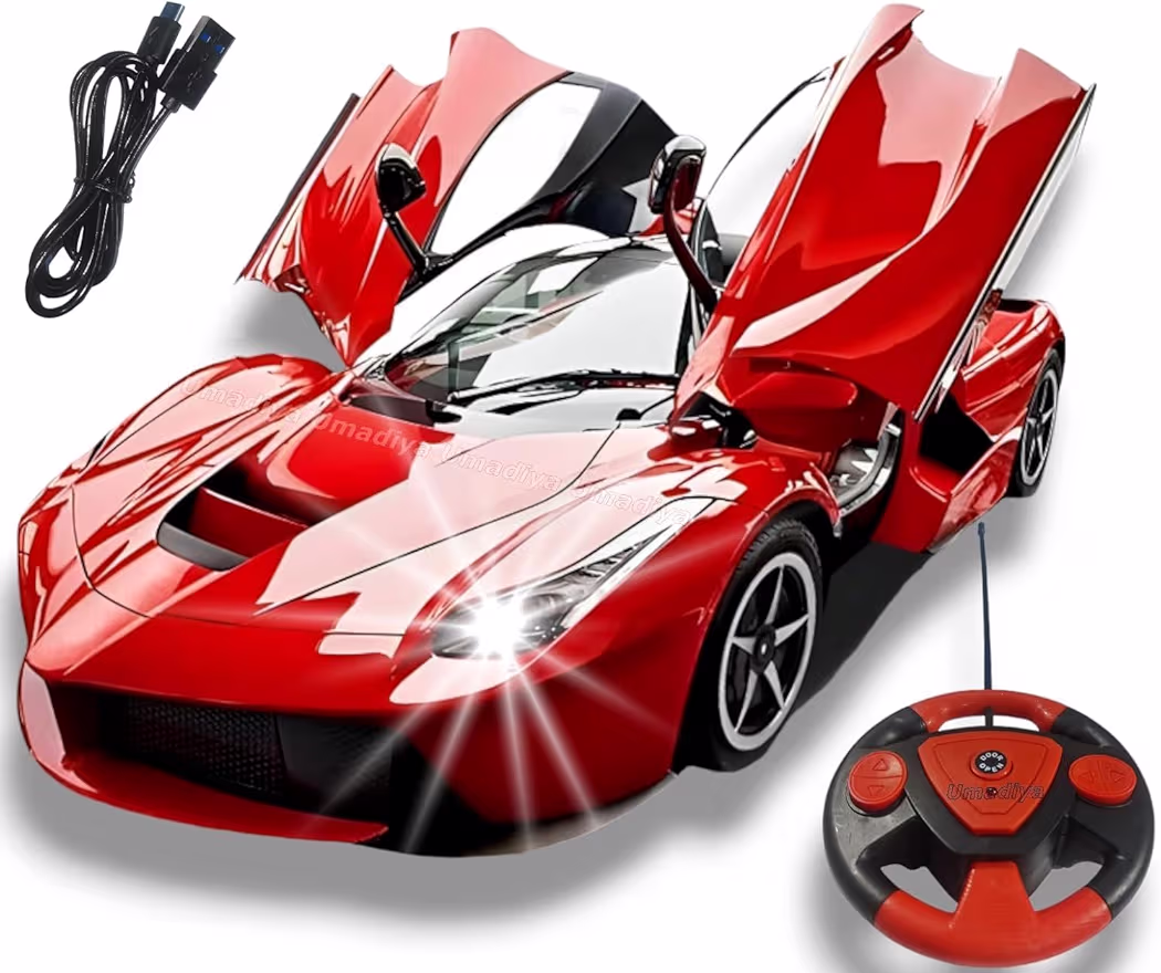 Red ferrari RC racing car