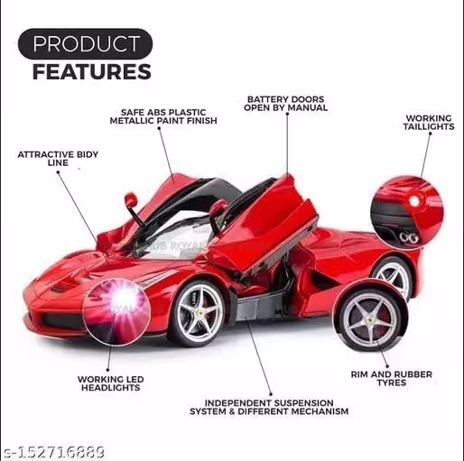 Red ferrari RC racing car