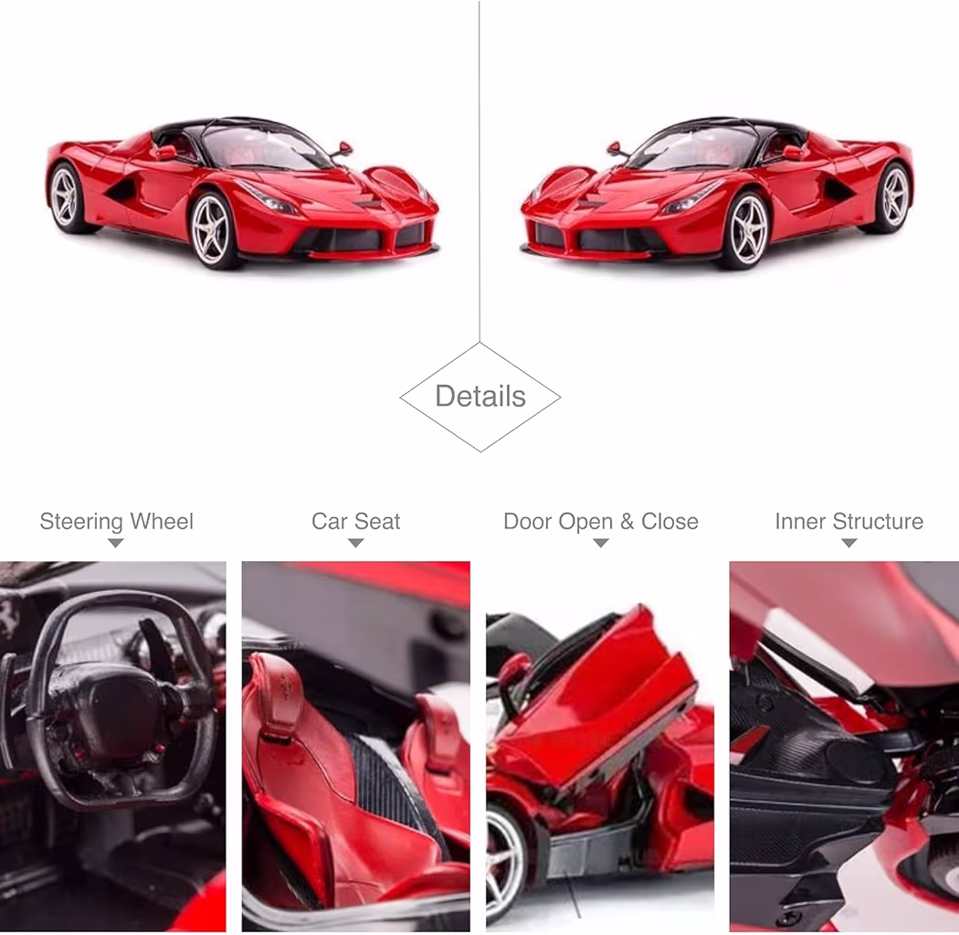 Red ferrari RC racing car