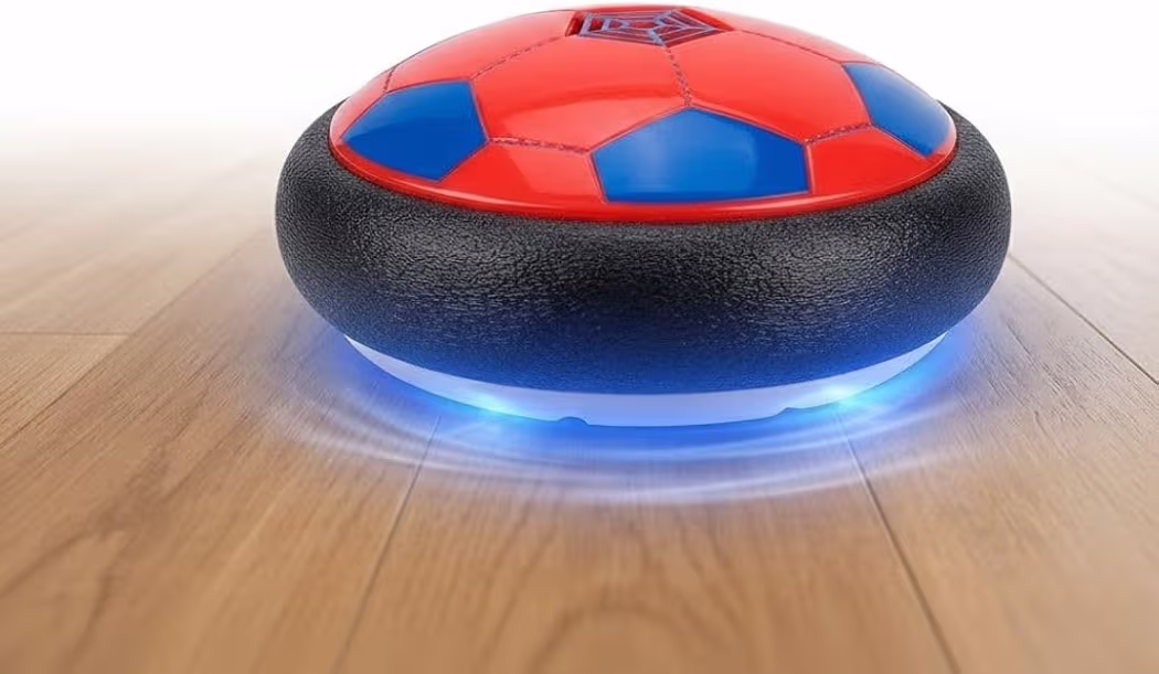 Toy Kingdom Hover Football for Kids | Electric Floating Air Soccer Ball | Indoor Hover Ball Game | Fun & Engaging Play | Birthday Gift for Boys & Girls | Color as Per Stock