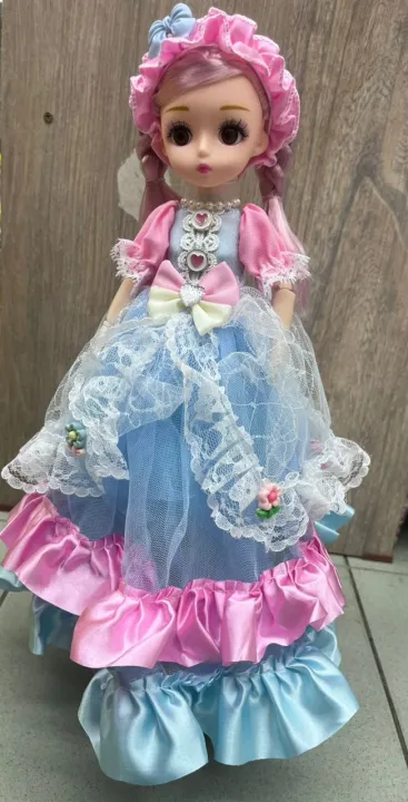DANCE PRINCESS MUSICAL, MOVABLE AND BRILLIANT LIGHT DOLL SET TOY