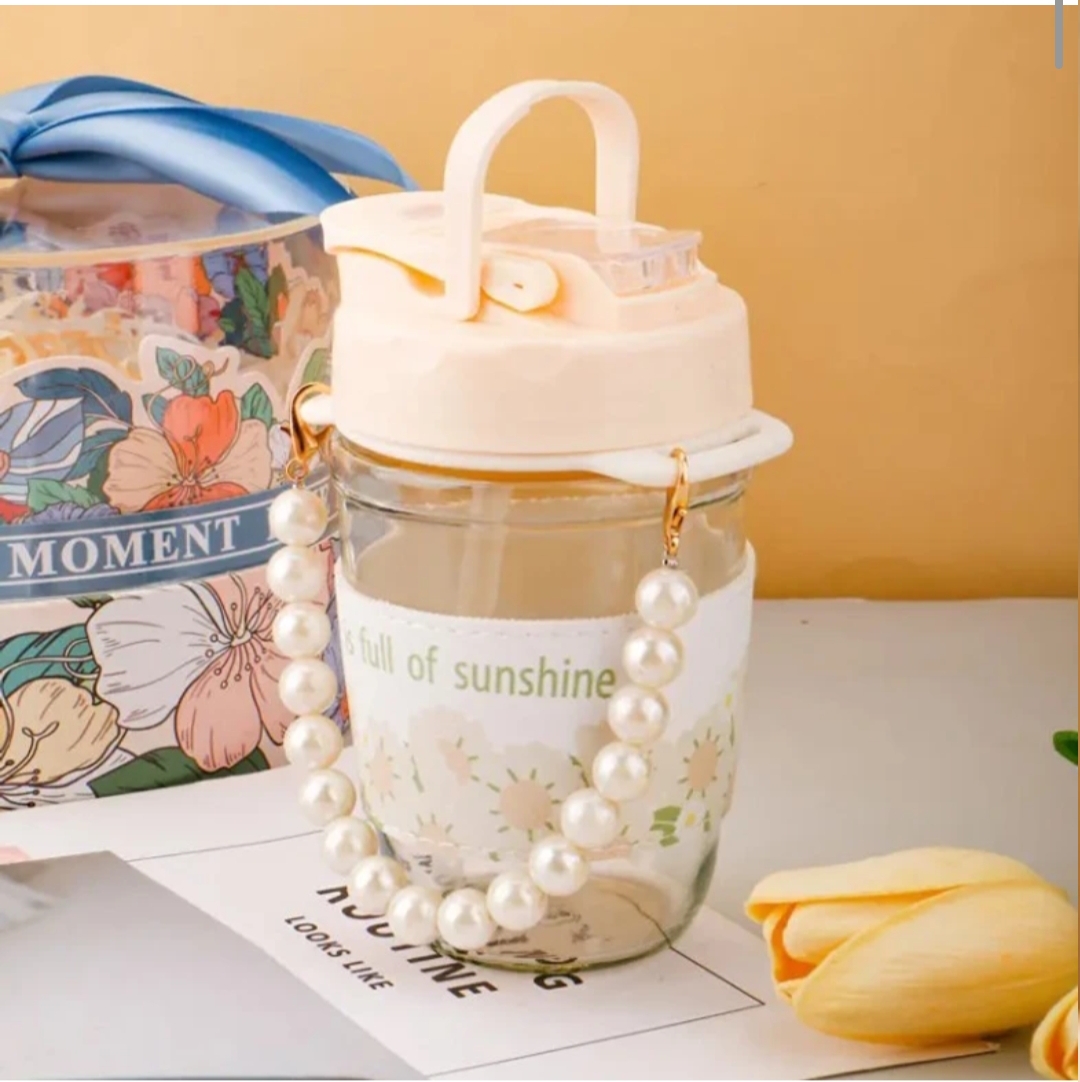 Popital moti glass sipper , 350 ml