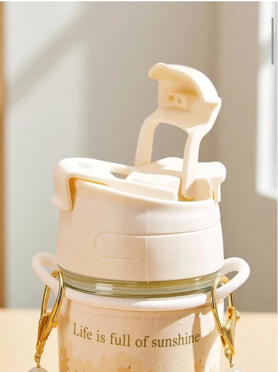 Popital moti glass sipper , 350 ml