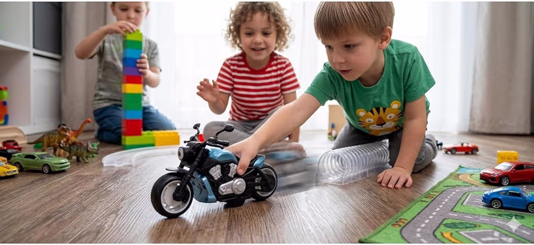 T99 Series Mini Sports Bike Toy – A Dream Bike for a Cool Rider | Premium Motorcycle Model for Kids & Collectors (Blue & Black)