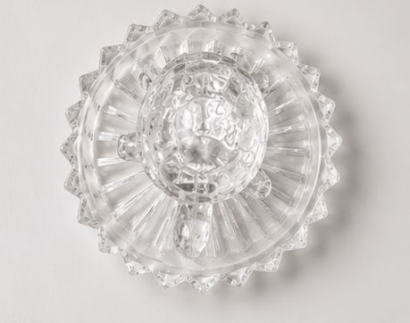 Premium Crystal Vastu Tortoise with Decorative Plate | Feng Shui Lucky Turtle | Transparent Crystal Showpiece