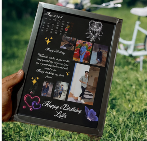 Personalized Birthday Memory Photo Frame
