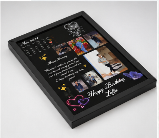 Personalized Birthday Memory Photo Frame