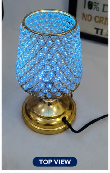 Crystal Glow LED Table Lamp