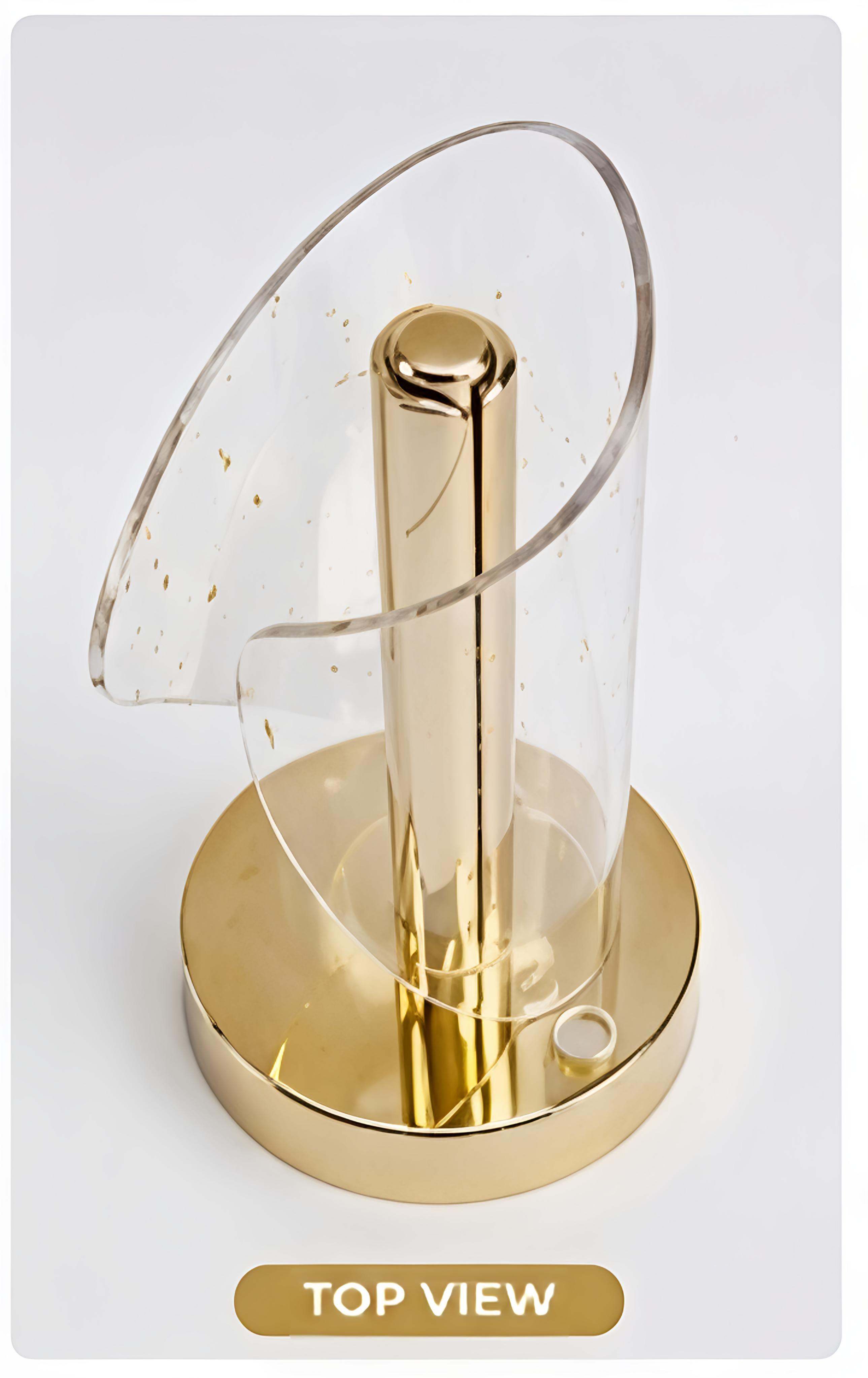 Golden Elegance Tissue Roll Holder