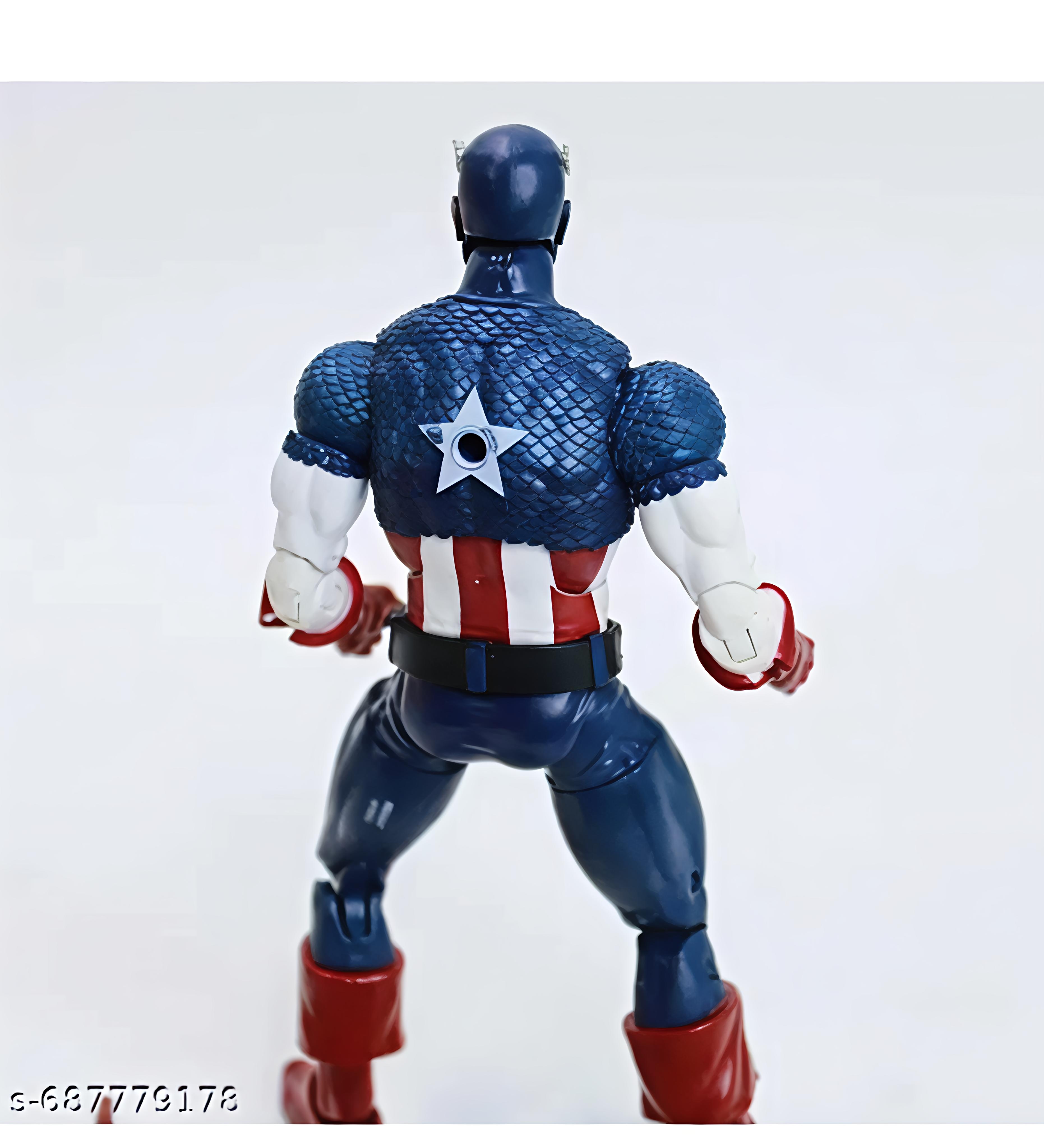 Captain Hero Action Figure with Shield – Superhero Toy for Kids