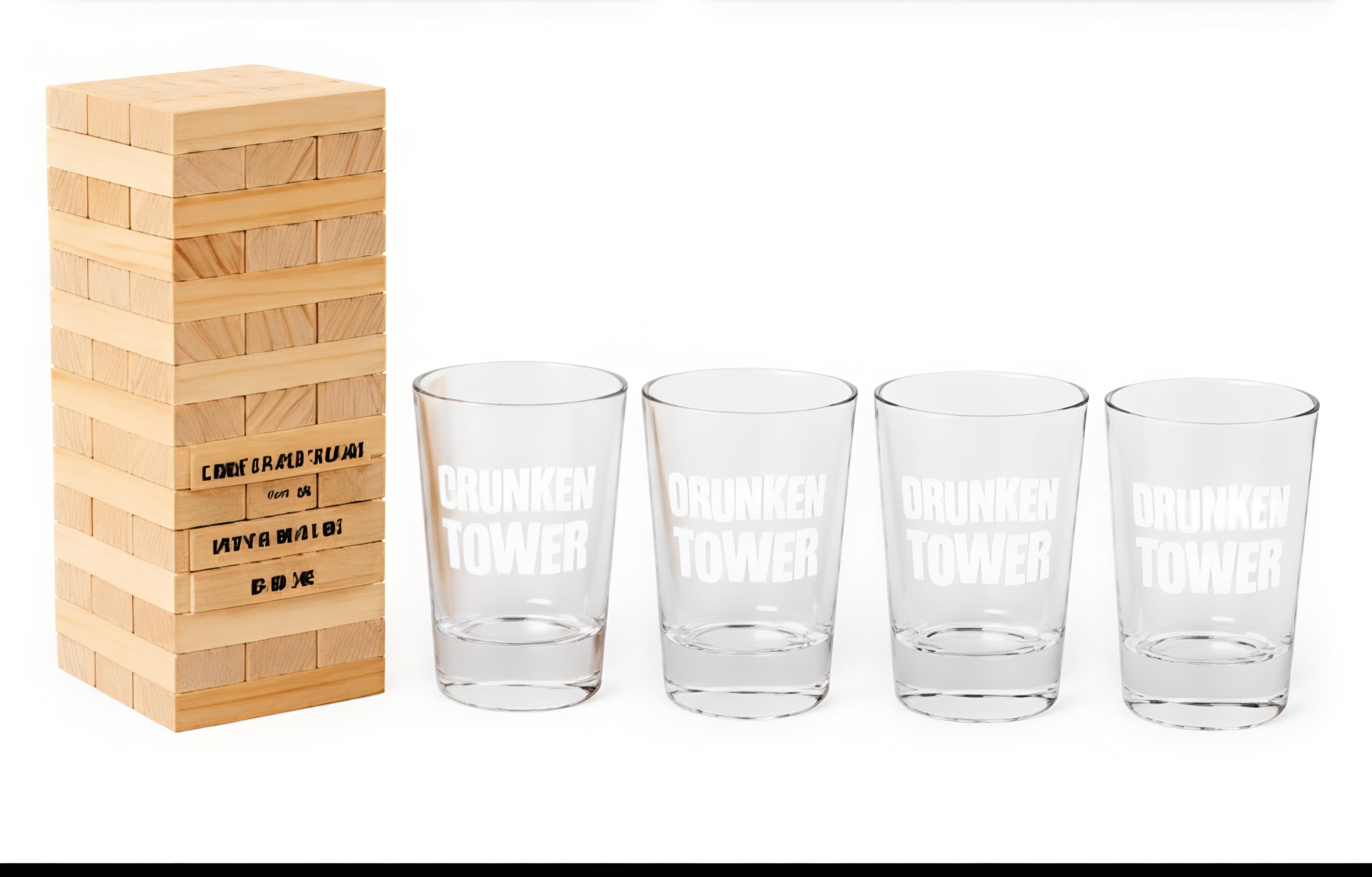 Drunken Tower Party Game Set