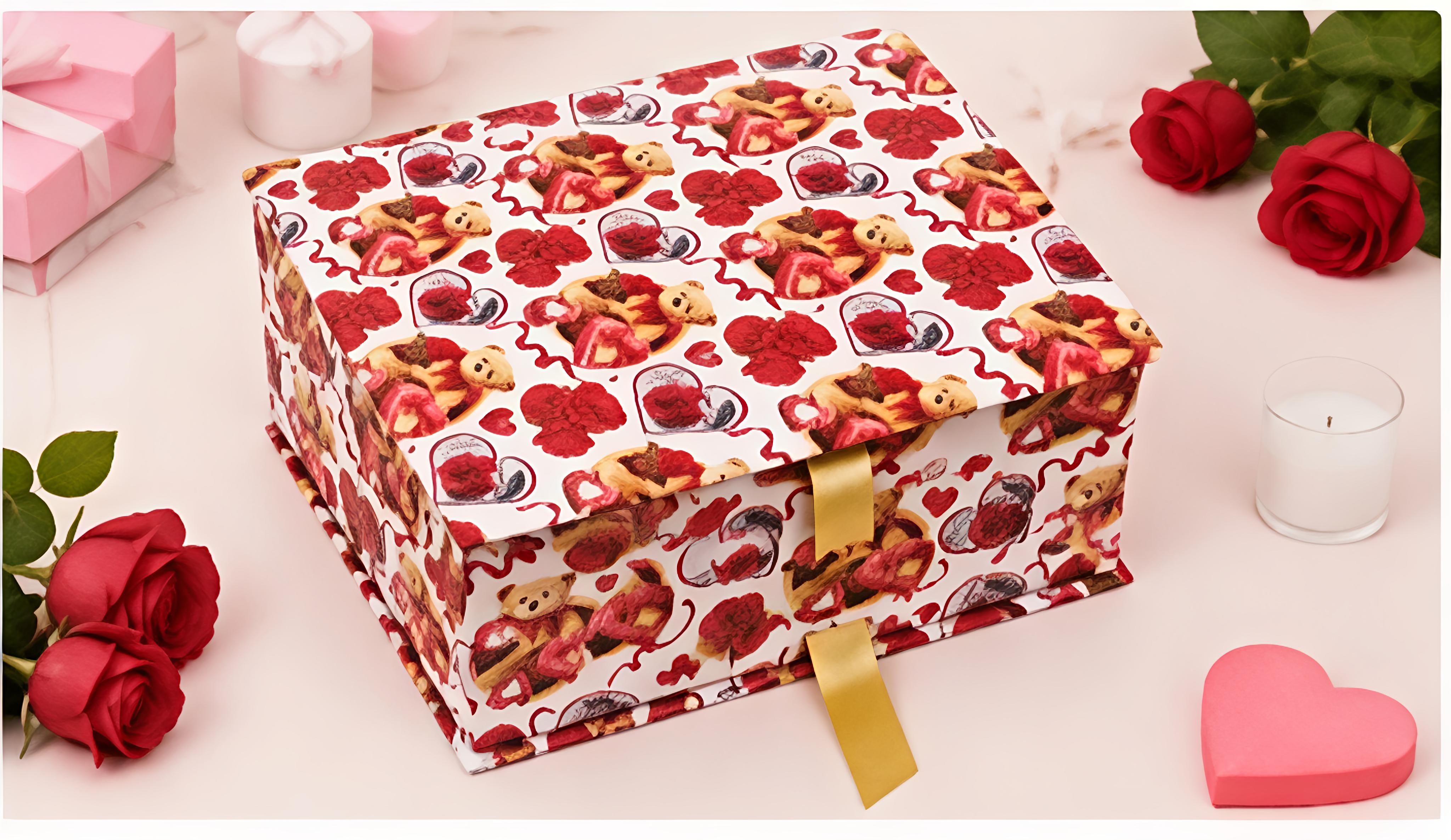 Love Teddy Gift Storage Box
