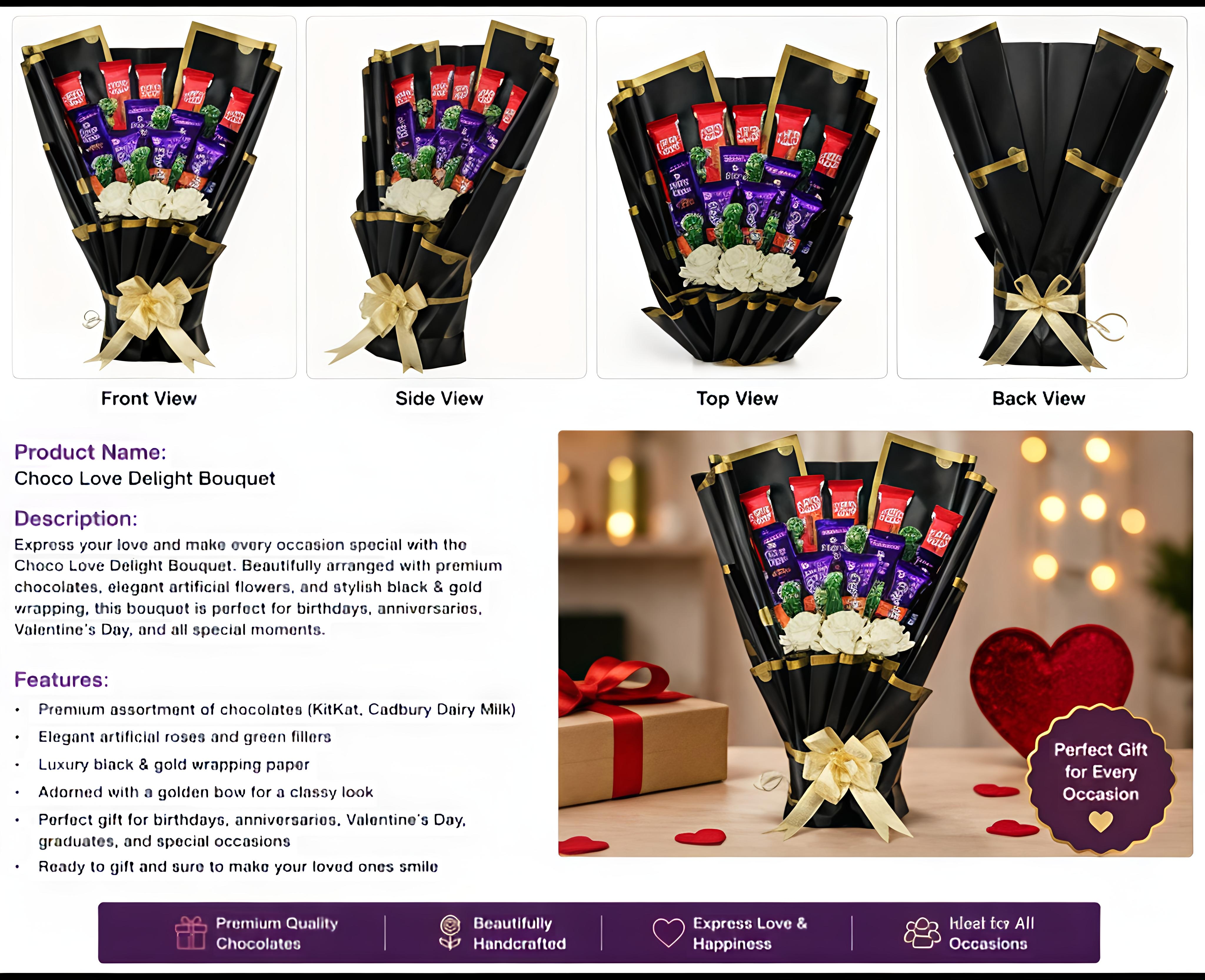 Choco Love Gift Bouquet