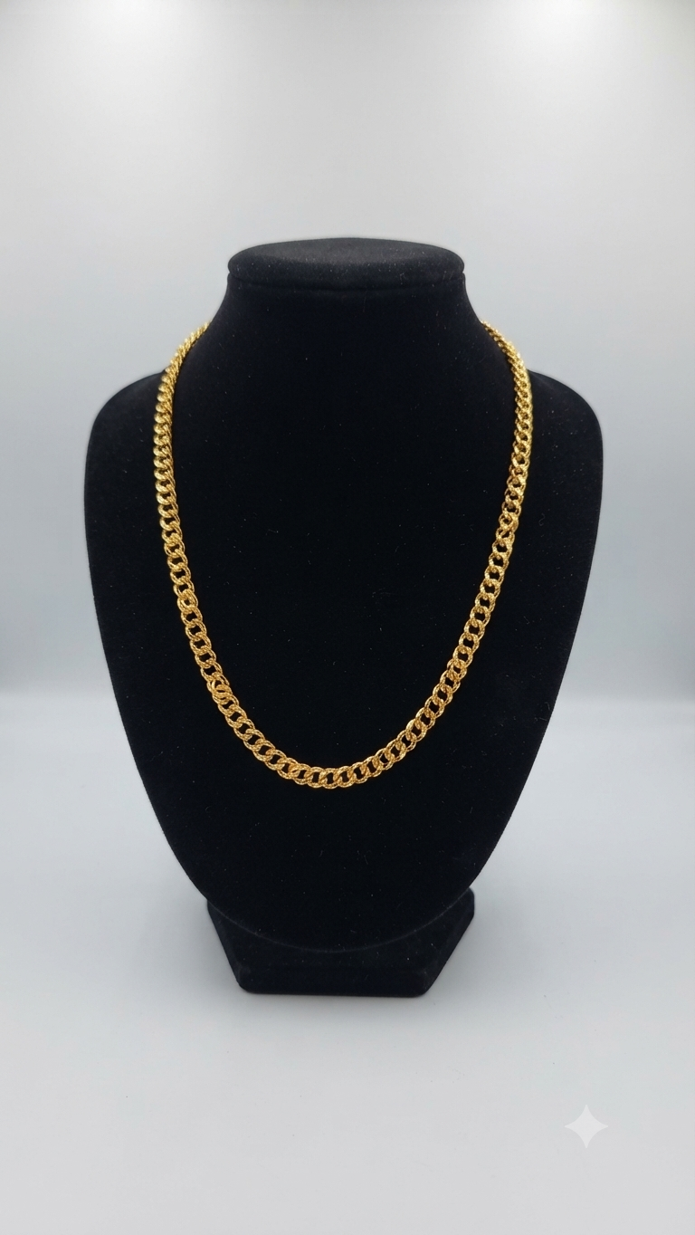 Gold Curb Chain