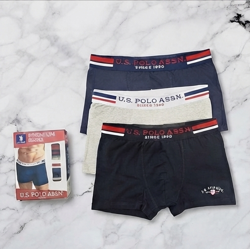 U.S. Polo Assn. Navy Blue Boxer Briefs