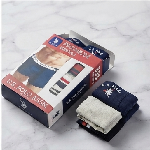 U.S. Polo Assn. Navy Blue Boxer Briefs