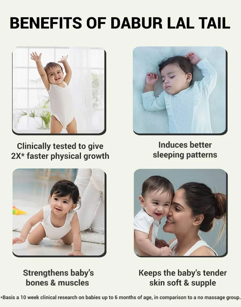 Dabur Lal Tail - Ayurvedic Baby Massage Oil