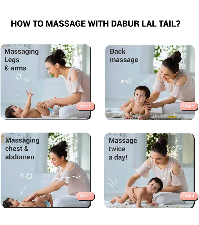 Dabur Lal Tail - Ayurvedic Baby Massage Oil