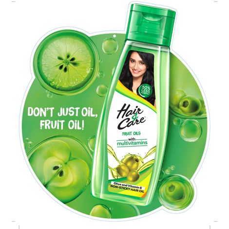 Hair & Care Fruit Oils (Olive and Vitamin E) Non-Sticky Hair Oil