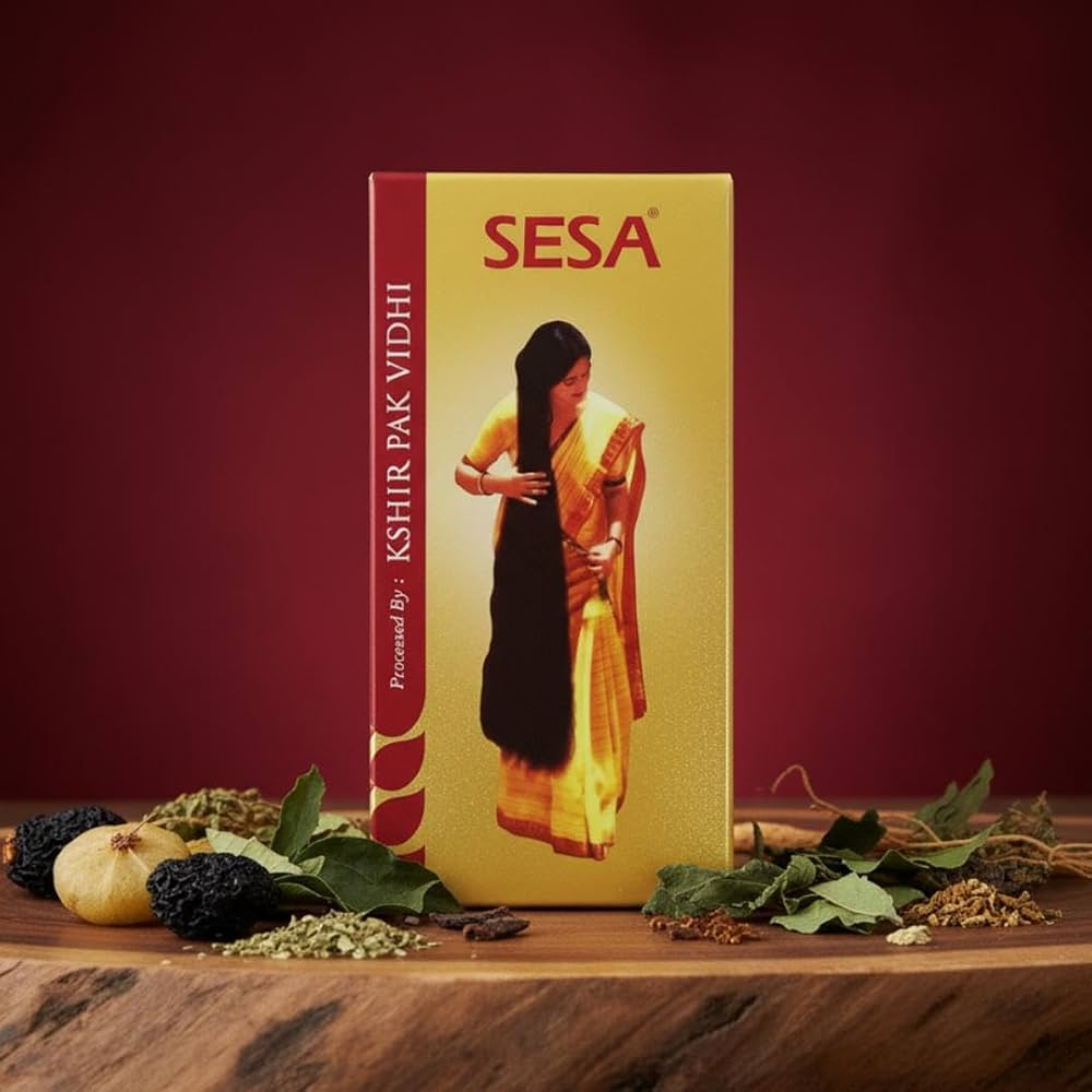 Sesa Ayurvedic Hair Oil (with Comb Applicator)