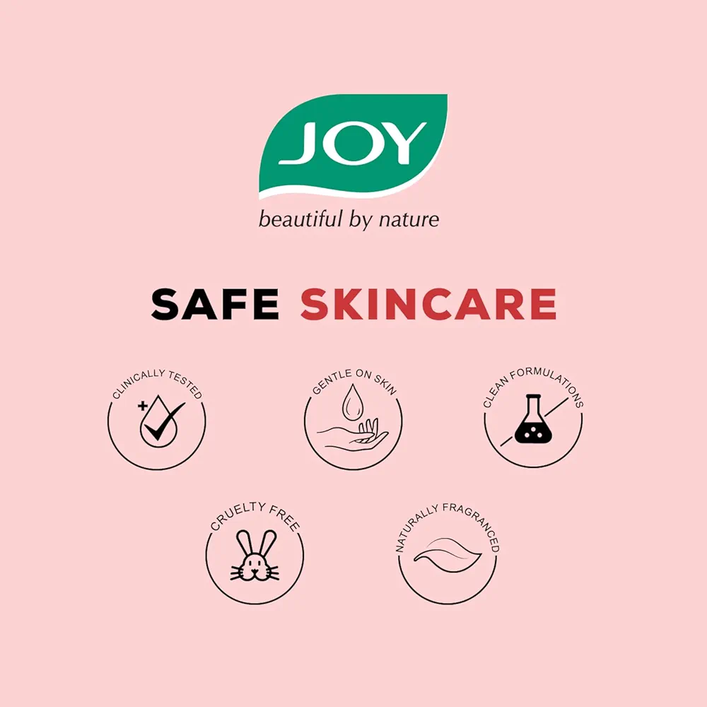 Joy Skin Fruits Apple Face Wash for Glowing Skin | Softens, Moisturises & Nourishes | Natural AHAs, No Sulphates, Paraben Free | All Skin Types - 150ml