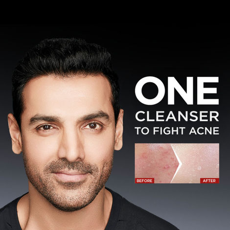Men, Anti-Pimple Face Wash, Repairs Skin & Balances Oils, AcnoFight, 100 gm