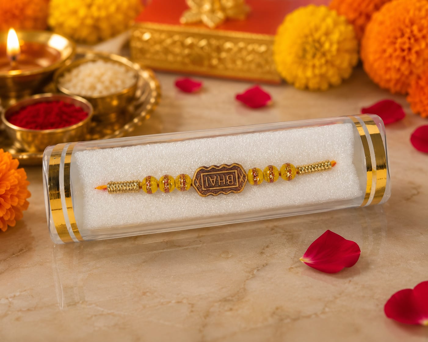 Luxury aesthetic Rakhi for brothers