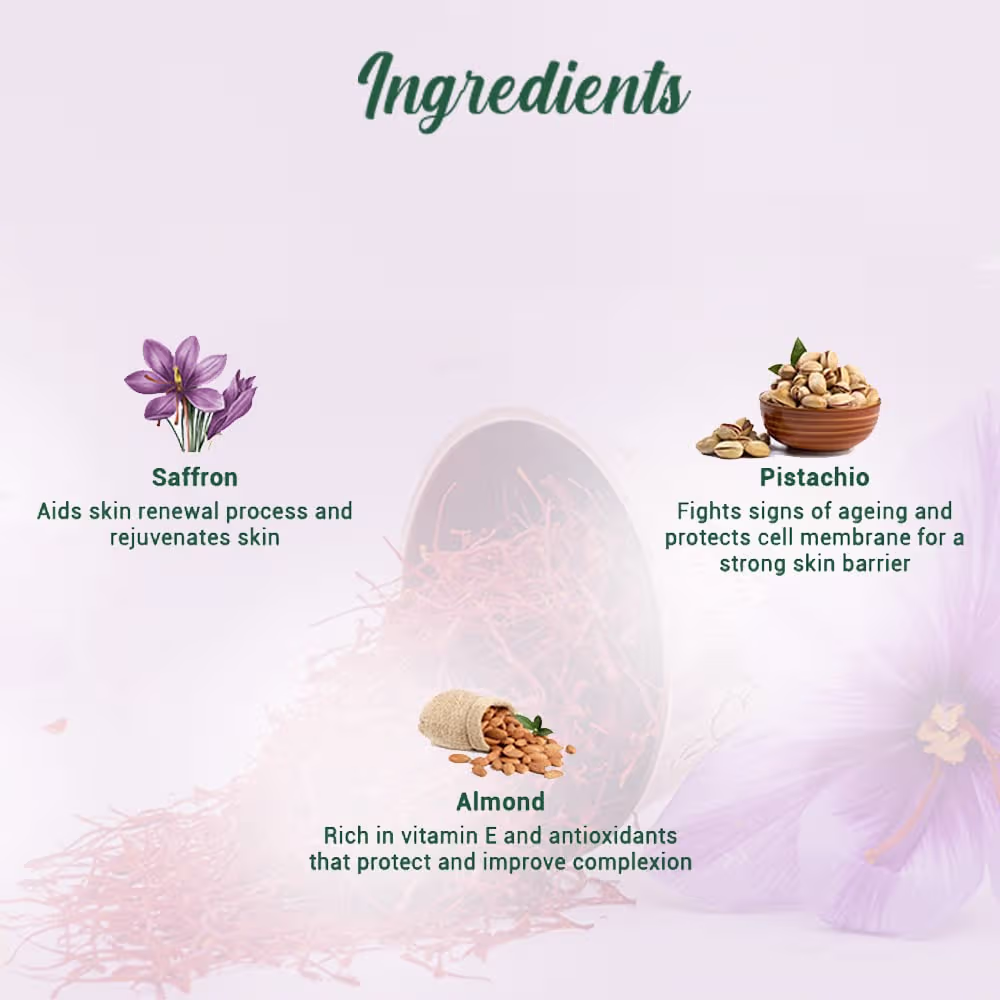 Biotique Bio Saffron Dew Youthful Moisturizer | Protects Skin Cells | Prevents Ageing and Retains Youthful Glow | 100% Botanical Extracts | Suitable for All Skin Types |