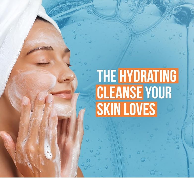 ME-ON Hyaluronic Acid With Rice Water Hydrating Face Wash – Moisturizing & Gentle for Sensitive...